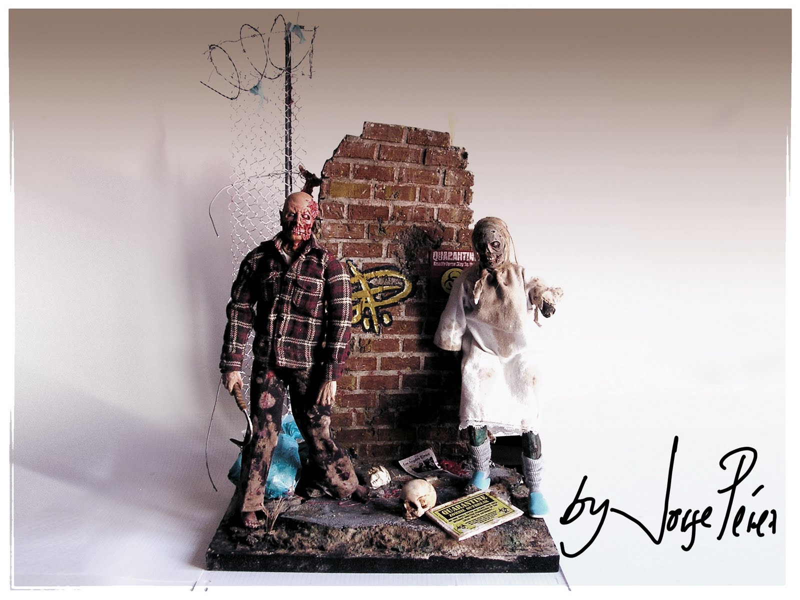 Back Street Zombies Diorama