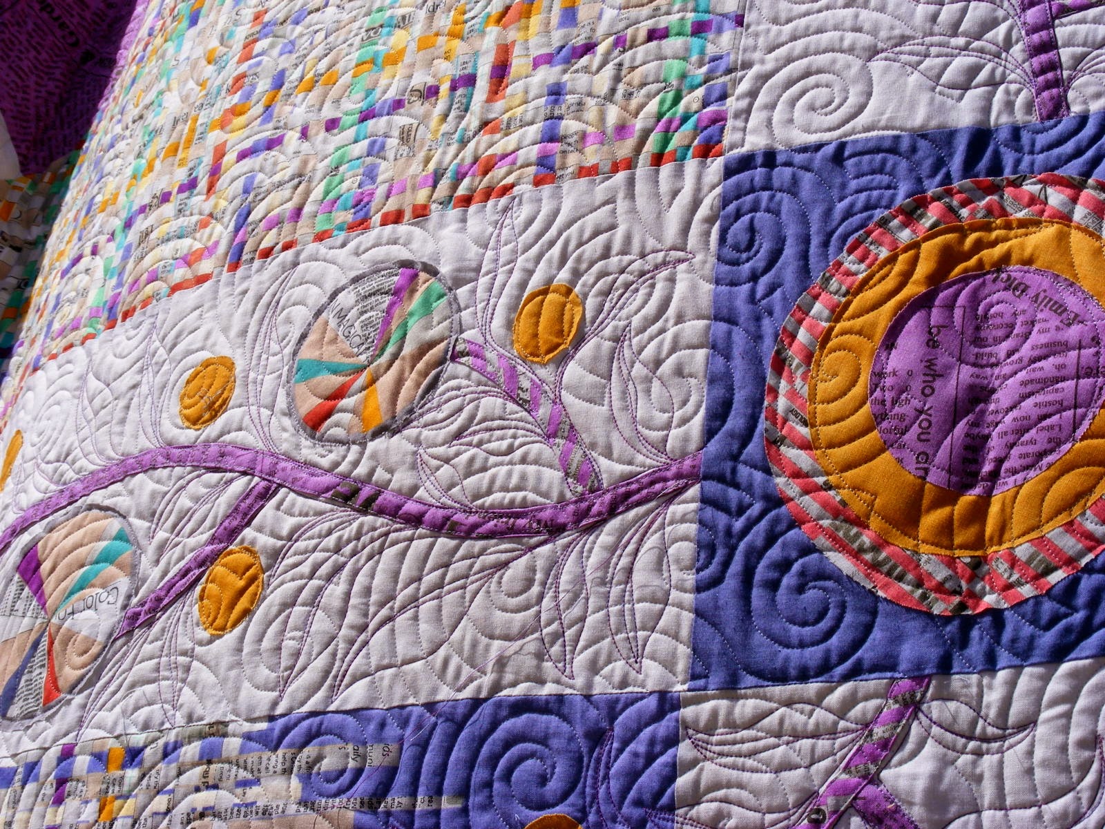 TIA CURTIS QUILTS Creating with Carrie's Paint Fabric