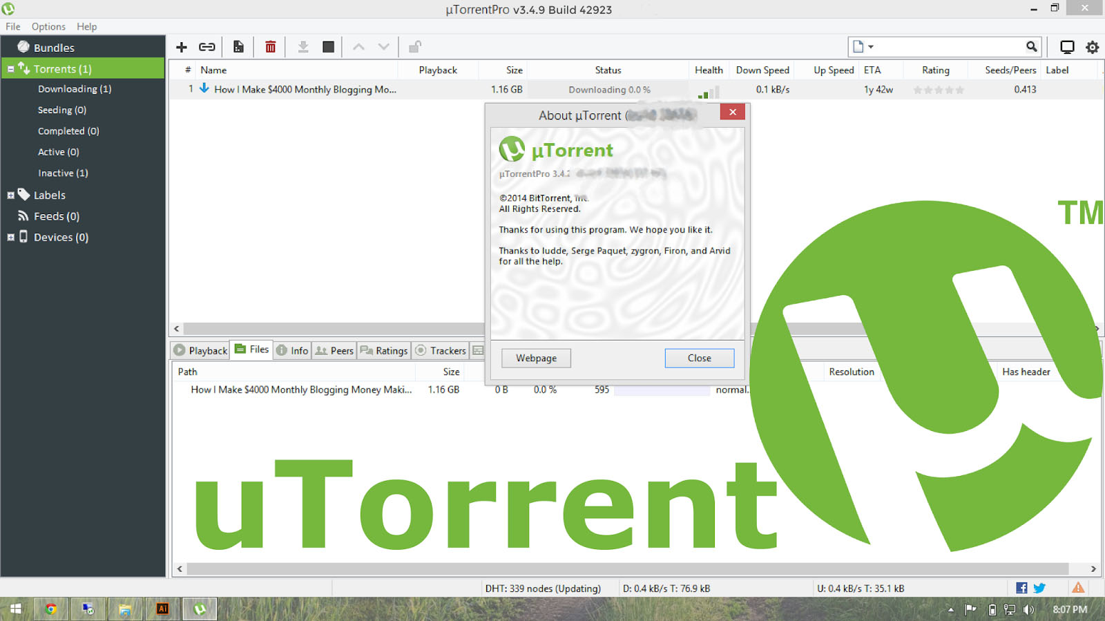 Details For Torrent 3