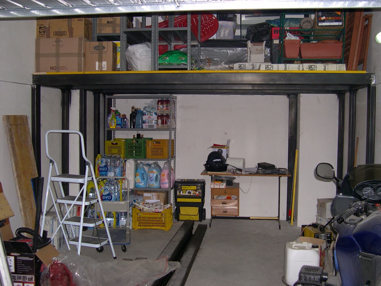 Lavori e lavoretti: soppalco fai da te in solitaria Come fare un soppalco in garage