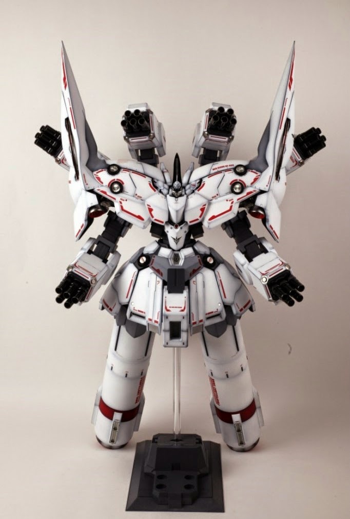 HGUC 1/144 NZ999 Neo Zeong "White scheme" Custom Build Gundam Kits
