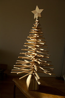 Décoration scandinave et sapin de noël en bois en 55 idées! Carnet d'idées: Sapin de Noël en bois - Wooden Christmas tree