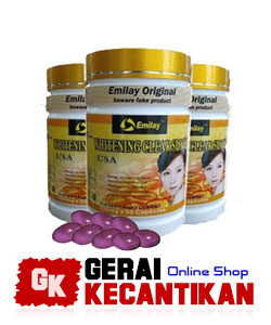 obat kapsul pemutih kulit badan emilay whitening softgel obat kapsul pemutih kulit badan emilay whitening softgel