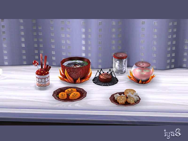 Sims 4 CC's The Best Halloween Treats by Soloriya