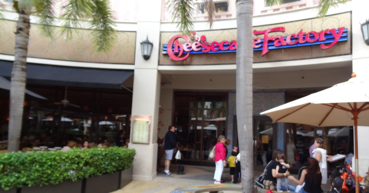 Nós gostamos mesmo é de restaurantes! THE CHEESECAKE FACTORY, Miami