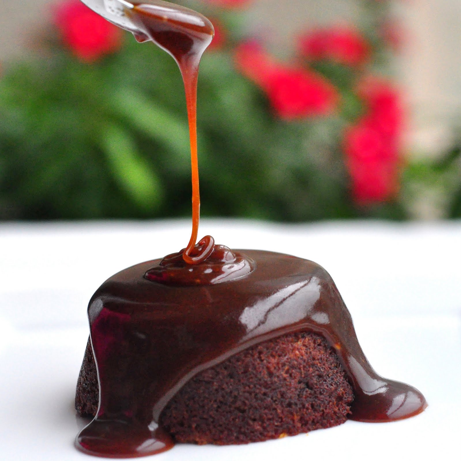 a spoonful of sugah Earl Grey Sticky Date Pudding, with Salted Toffee Sauce