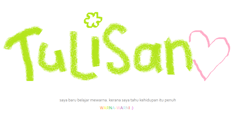 tulisan hati