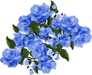 Hình động đẹp - Hoa hồng xanh 16