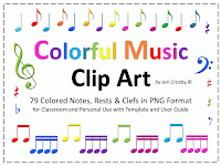 Colorful Music Clip Art