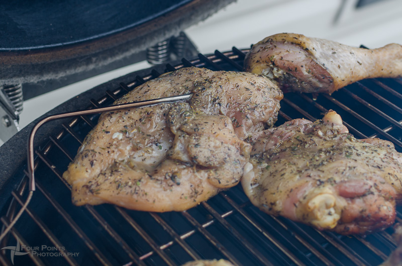 The Kamado Connection Smoked Chicken