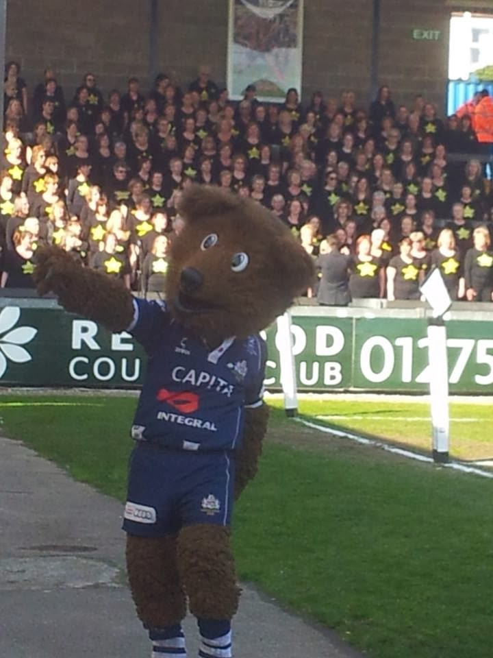 Max Starts Again Mascot for Bristol Rugby Club