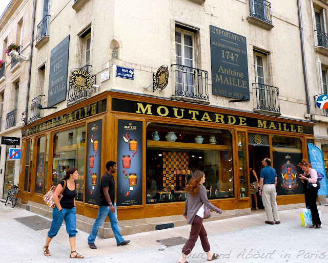 Searching for mustard in Dijon, France