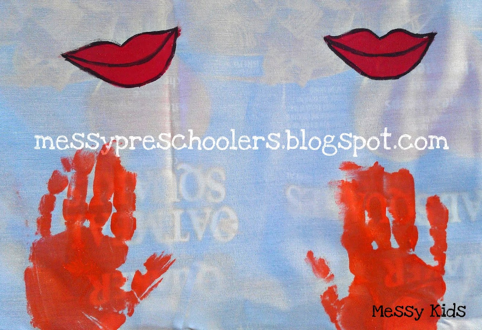 Messy Kids DIY Mother's Day Pillowcases