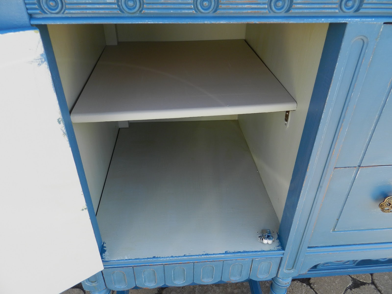 Crafty in Canada Blue Sideboard!