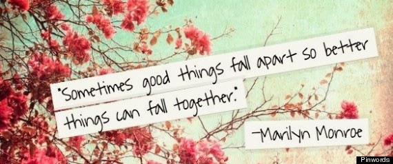 When it's over, it's time to start over.