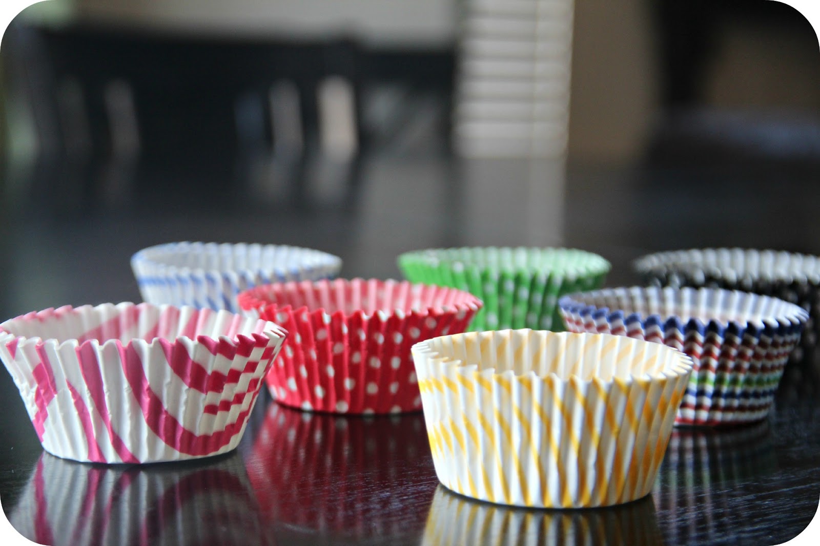 Blue Skies Ahead Cupcake Liner Umbrella Craft...and Healthy "Mud Dip