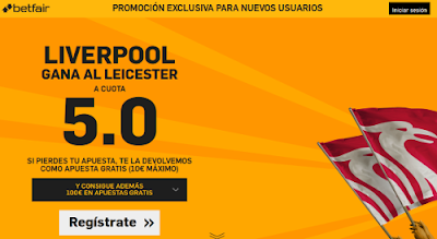 betfair Liverpool gana Leicester boxing day supercuota 5 Premier League 26 diciembre betfair Liverpool gana Leicester boxing day supercuota 5 Premier League 26 diciembre