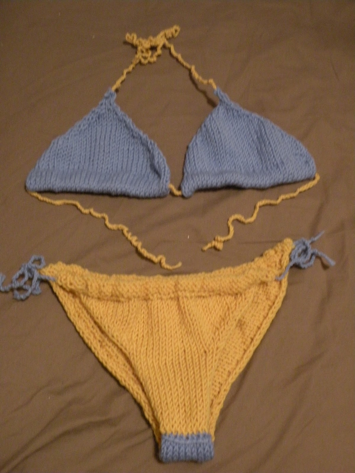 pattern Bikini knit
