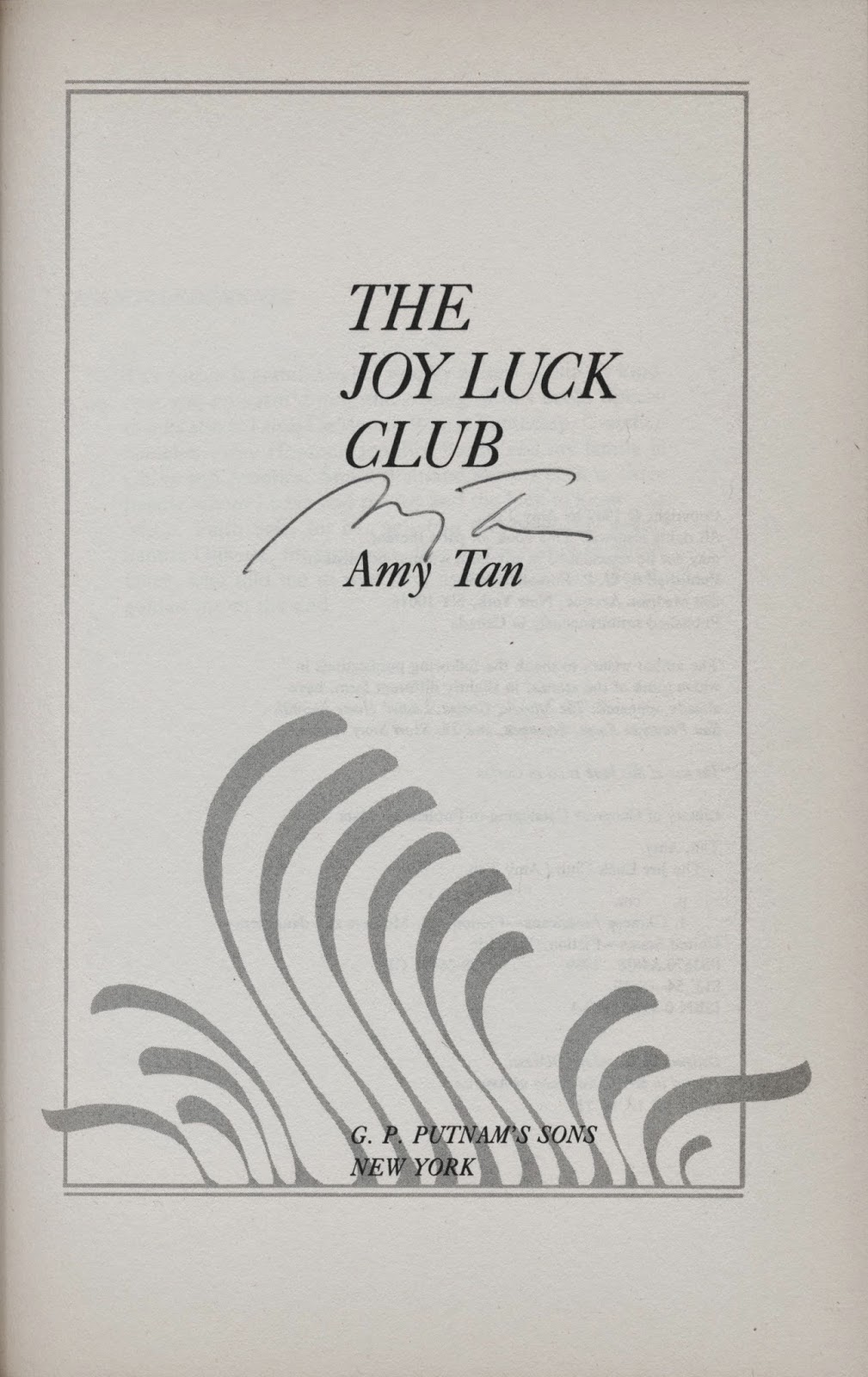 amy tan the joy luck club Amy tan reads the opening pages of her novel the joy luck club chapter one first chapter 1. amy tan the joy luck club Amy tan reads the opening pages of her novel the joy luck club chapter one first chapter 1.