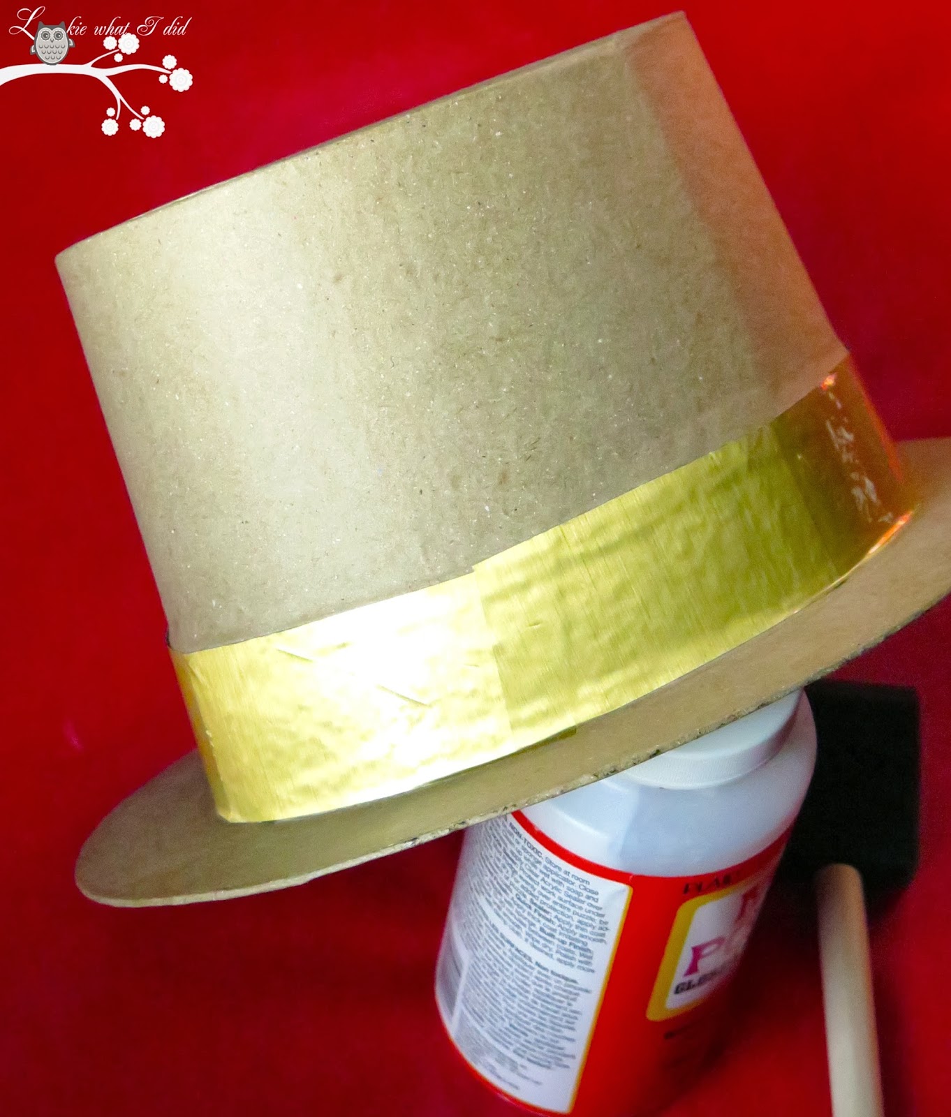 Lookie What I Did A "Frosty" Hat Tree Topper