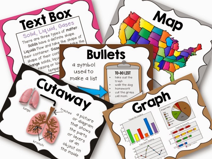 NonFiction Text Feature Posters {UPDATED} Primary Punch