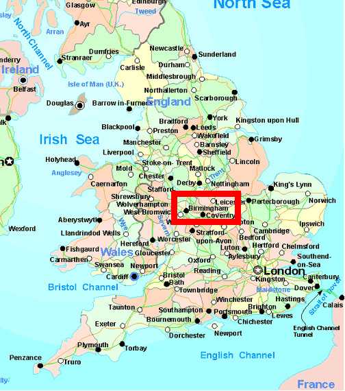Birmingham Map