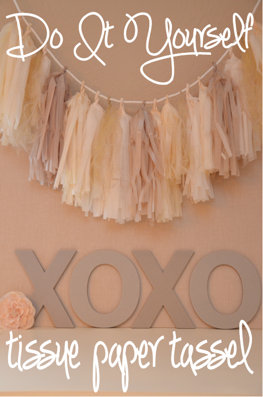 {The Smith Nest} DIY Tissue Paper Tassel