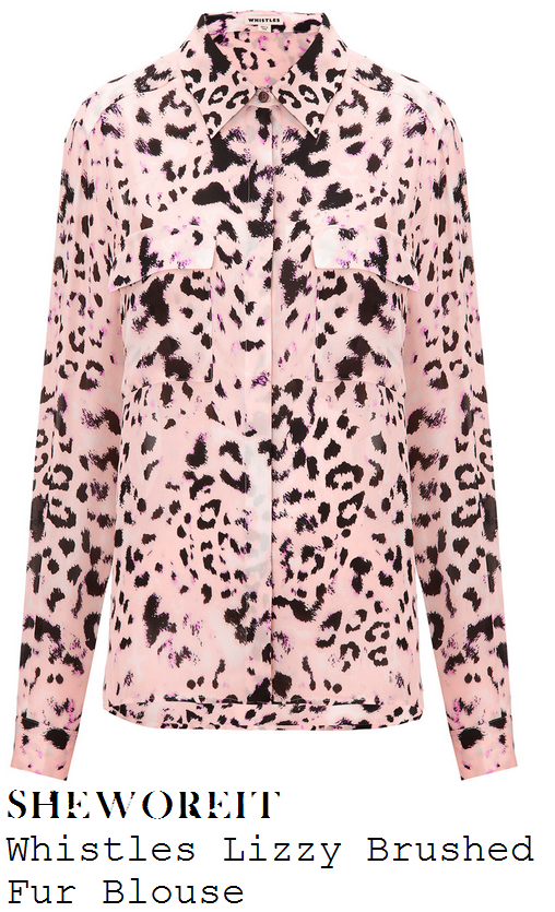 katy-b-nude-pink-and-black-leopard-animal-print-long-sleeve-button-up-collared-shirt-blouse-fran-butler-party katy-b-nude-pink-and-black-leopard-animal-print-long-sleeve-button-up-collared-shirt-blouse-fran-butler-party