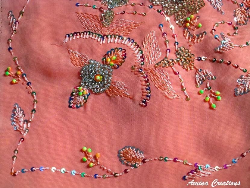 AMINA CREATIONS BEAD AND CHAMKI EMBROIDERY DESIGNS