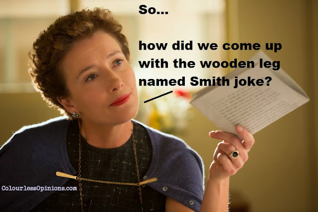 Emma Thompson as PL Travers in Saving Mr. Banks movie still meme