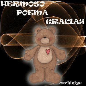 Resultado de imagen para gifs de gracias bonito poema
