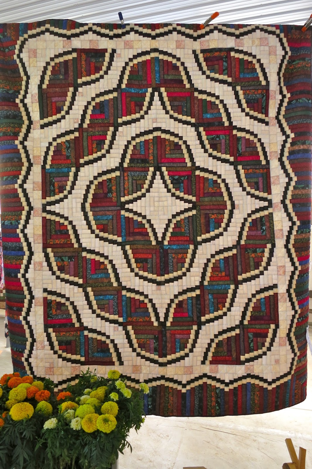 Log Cabin Quilt Pattern. Tom The Backroads Traveller