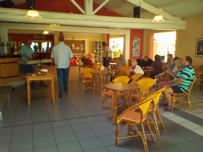 The bar gets busy