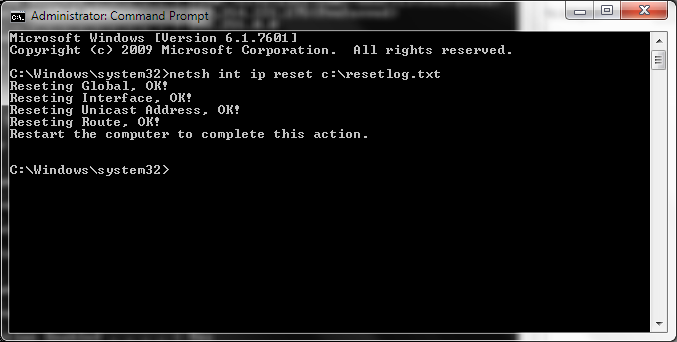 cara reset ip dengan dhcp