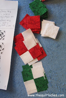 Book of Holiday Quilt Patterns in Red and Green