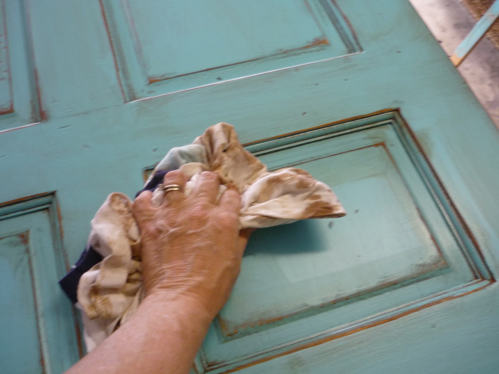 How Do You Do, Vicki Sue? How do you...make a door look old?