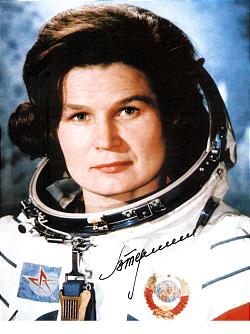 The first in the space Valentina+tereshkova