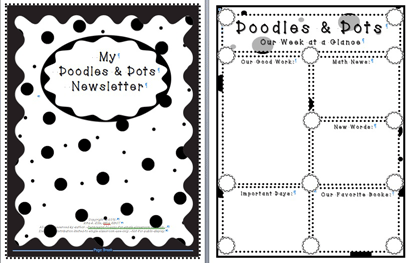 black and white newsletter templates