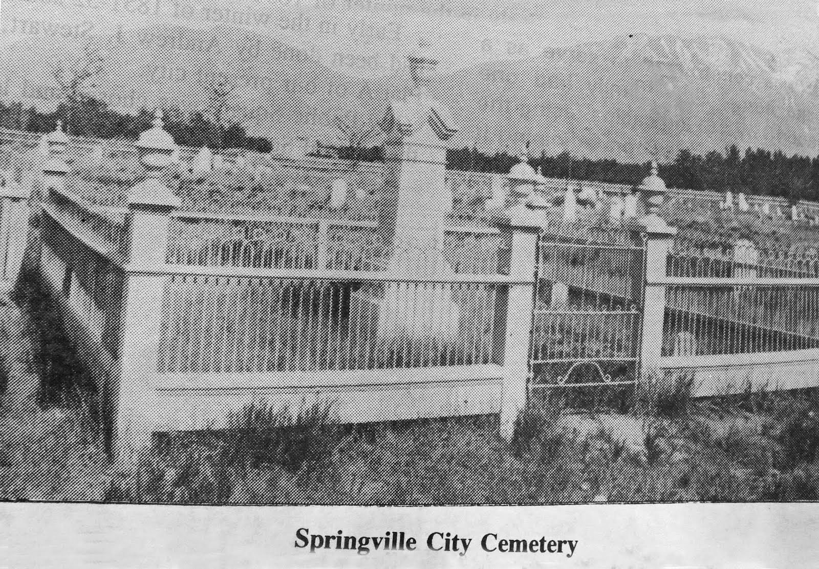 Early Springville City Cemetery