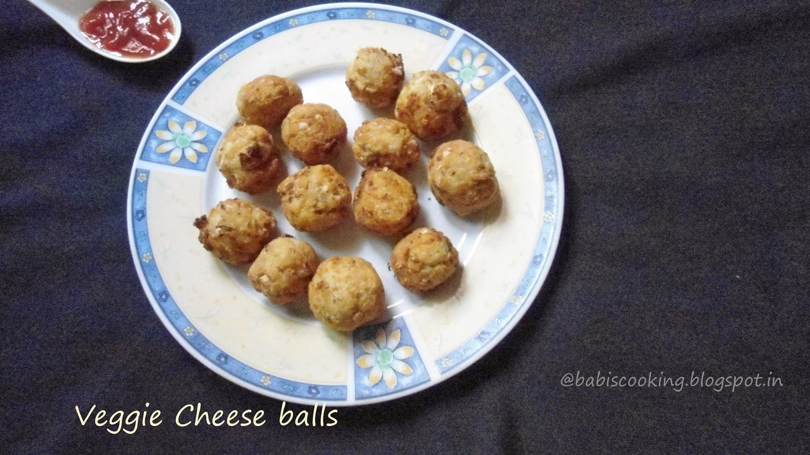 Babi 's Recipes: Vegetable Cheese Balls | Easy Kids snack Recipe