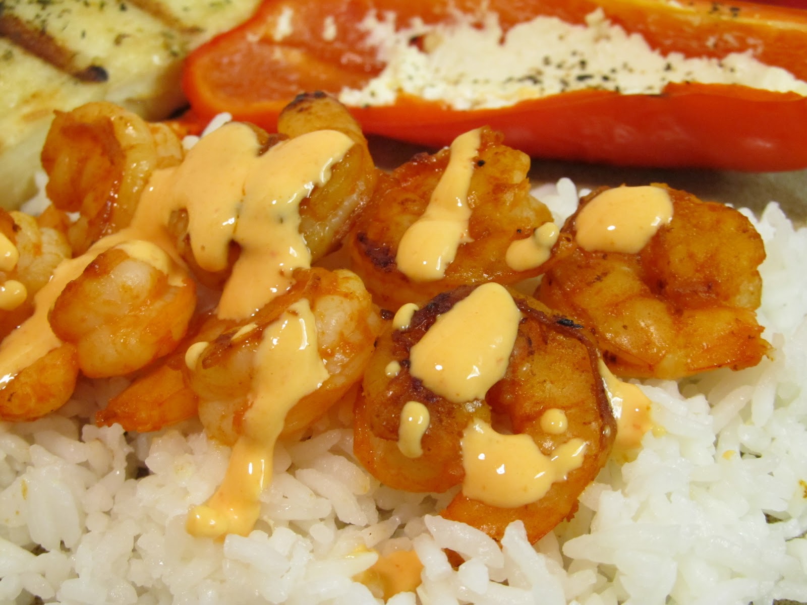 Jenn's Food Journey Spicy Grilled Shrimp with Horseradish Chili Sauce