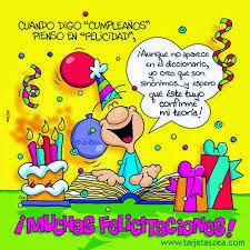 Tarjetas chidas y tiernas para Cumpleaños 2015 - 2016 Tarjetas chidas y tiernas para Cumpleaños 2015 - 2016