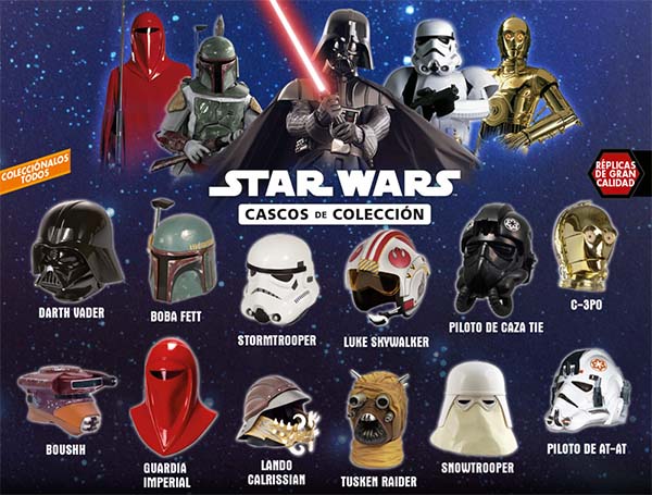 Entregas cascos Star Wars