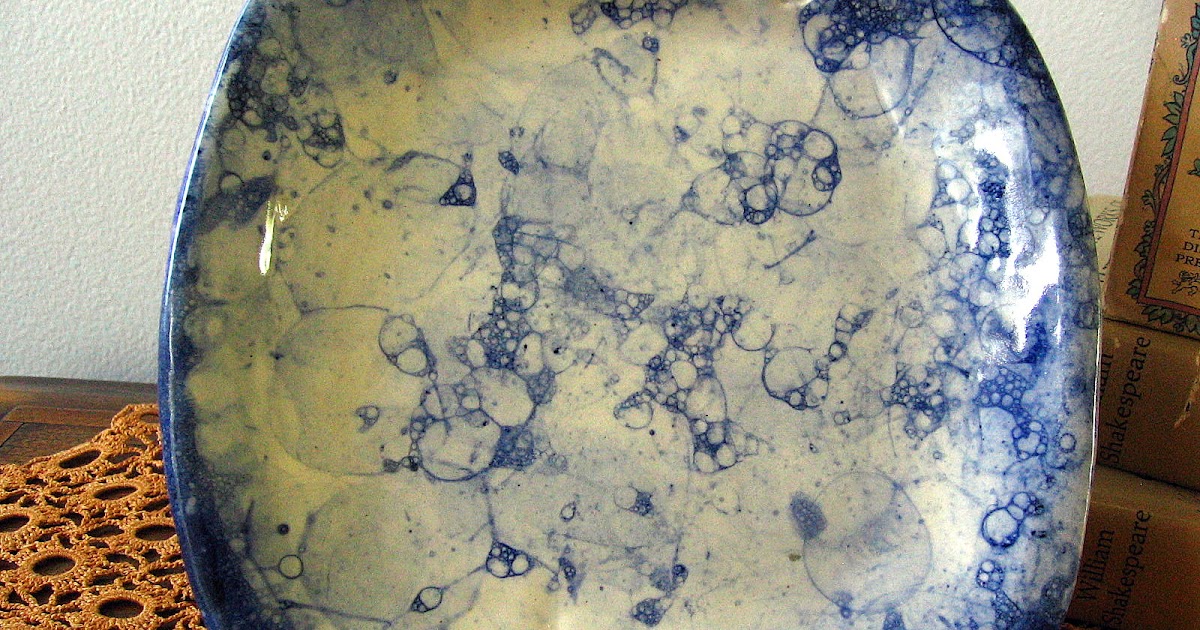 SheaClay Pottery, hand crafted by Tracy Shea Pottery "Bubble" Glazing