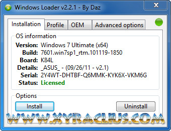 Windows 7 Loader V2.0.9 X86 X64 Daz Rar
