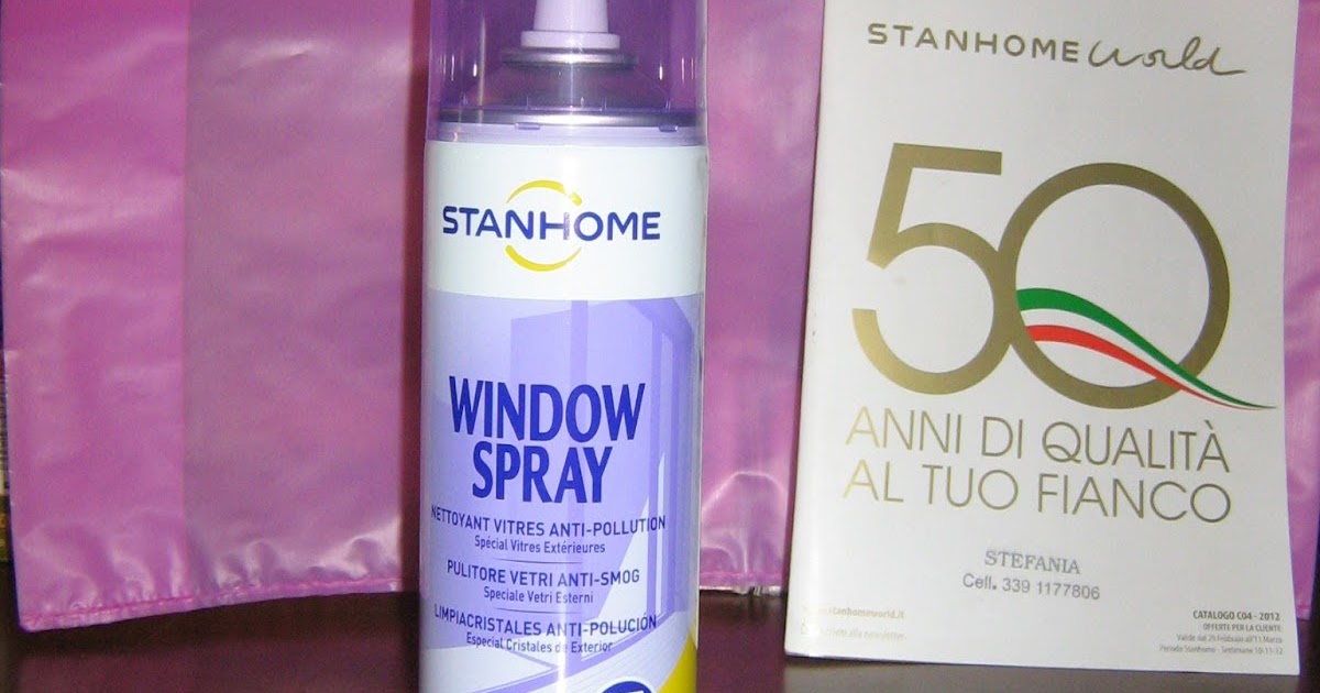 I Consigli di Stefania: window spray STANHOME
