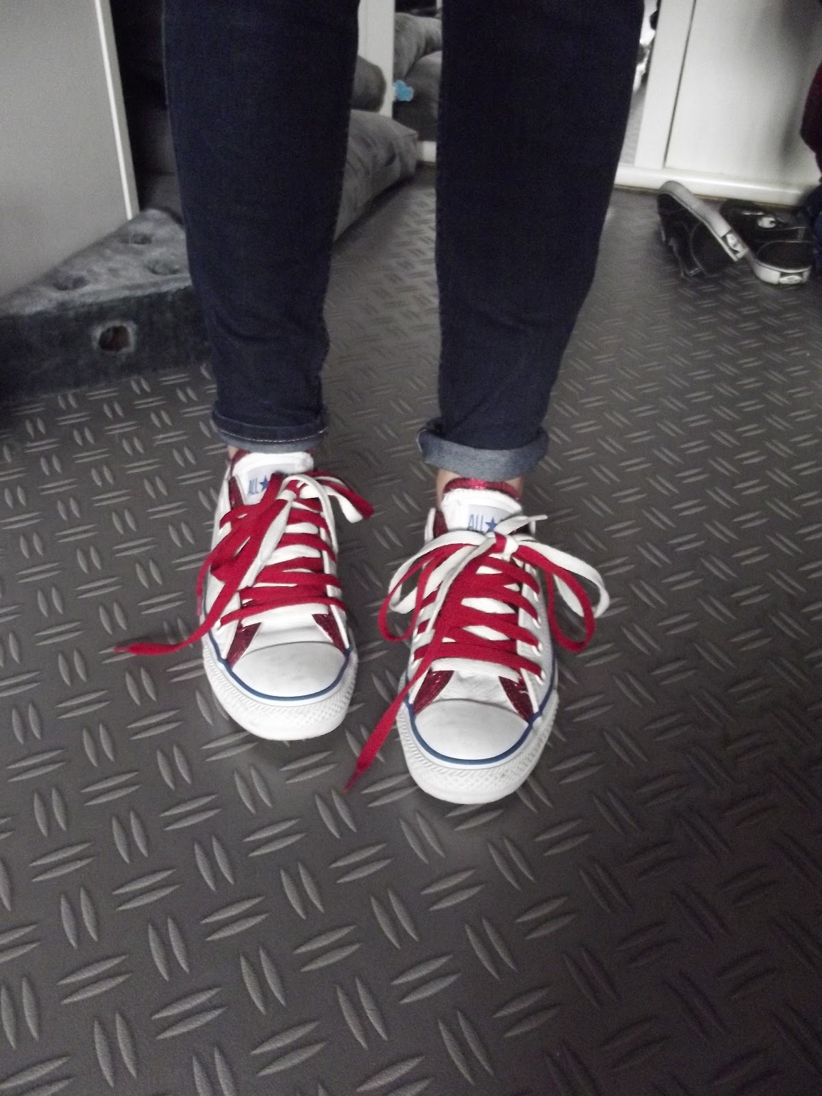 converse blanche vide dressing