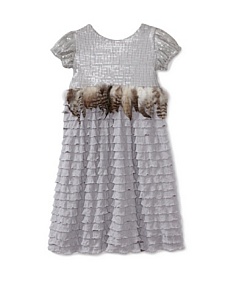 MyHabit: Girls Dress Deals: C'est Chouette Couture Jackie-O Ruffle Dress - Sequins, ruffles and feathers make any occasion special and this darling dress zips up the back with a bow to finish it off MyHabit: Girls Dress Deals: C'est Chouette Couture Jackie-O Ruffle Dress - Sequins, ruffles and feathers make any occasion special and this darling dress zips up the back with a bow to finish it off
