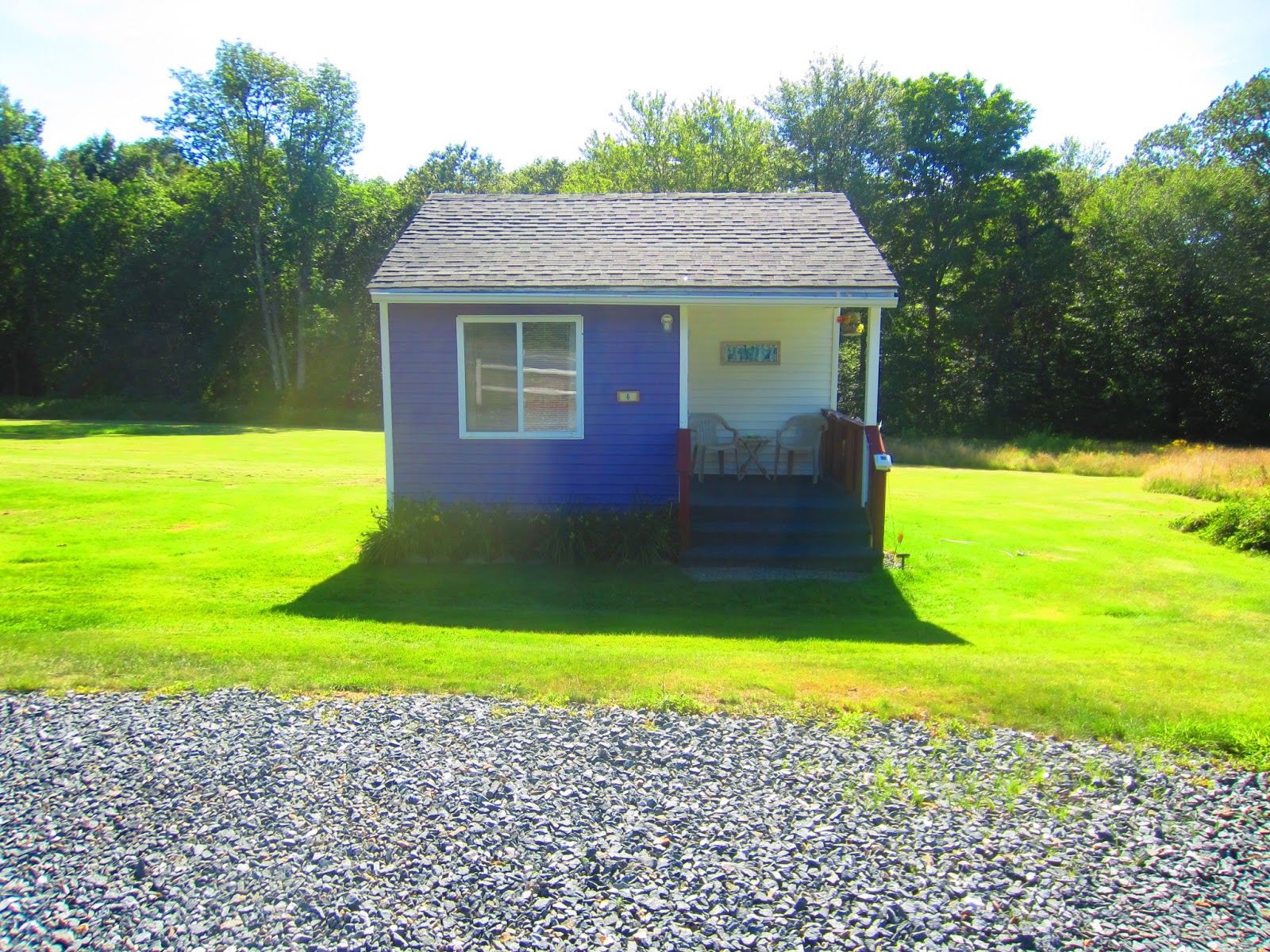 The Rainbow Cottages of Ellsworth, Maine Funky!