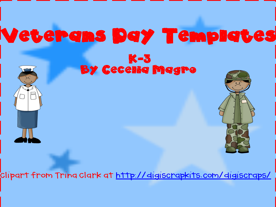Veterans day pictures to trace